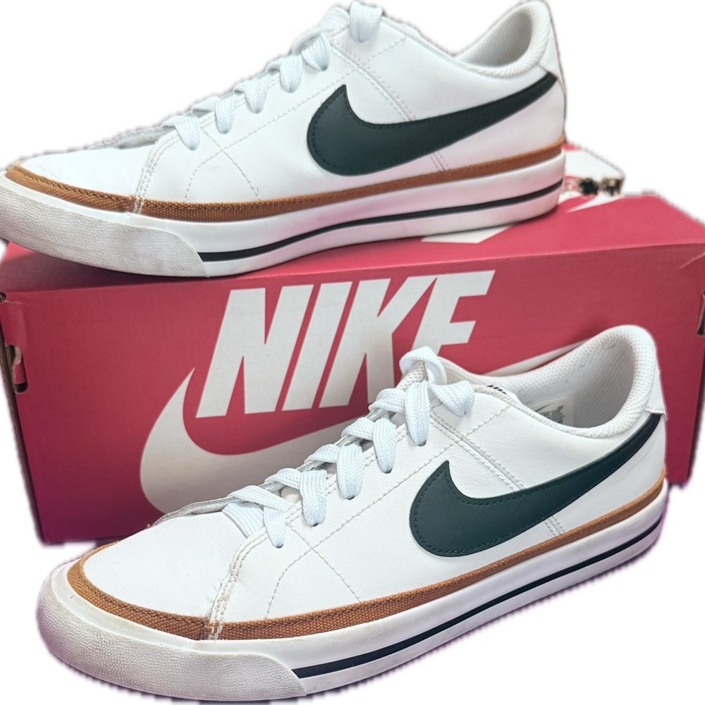 Nike Court Legacy White Sneakers 6Y in Kids and 7.5 in Women